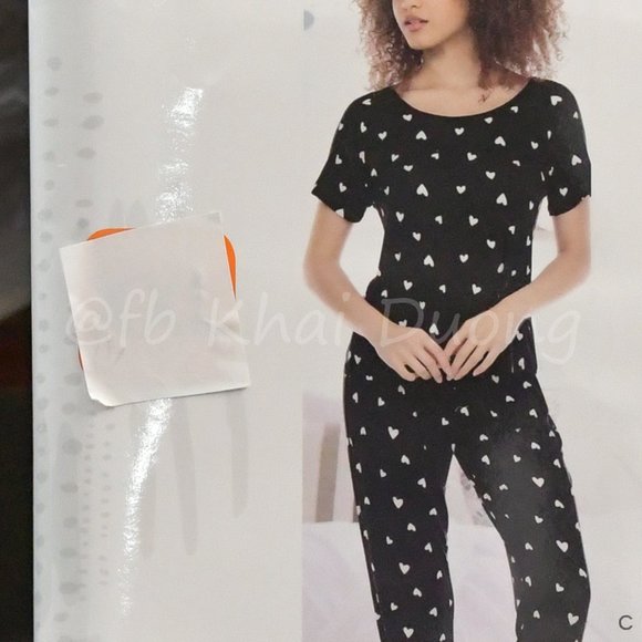 Honeydew Intimates women super soft jersey Pajama set BLACK - Picture 2 of 4